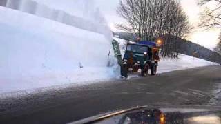 UNIMOG 411 Schneeschleuder [upl. by Christenson]