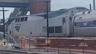 Amtrak P07927  Quantico VA with P42DC 118 leading [upl. by Craig]