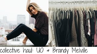 COLLECTIVE HAUL UO amp BRANDY MELVILLE [upl. by Akyre]