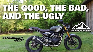 2024 Triumph Scrambler 400X Owners Review  USA [upl. by Tsirc]