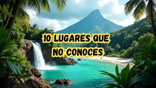 Top 10 LUGARES DESCONODICOS que DEBERÍAS VISITAR [upl. by Ocsinarf318]