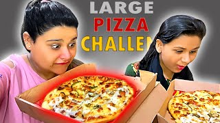 Large Pizza Challenge By Kashaf Ansari  Kashaf Ansari Nay Keya Bohat Sara Fun [upl. by Munafo]