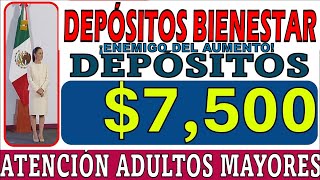 💵7500 vs INFLACIÓN ♨️CLAUDIA REVELA IMPACTANTE MENSAJE MIS ADULTOS MAYORES TODOS COBRAN AUMENTO [upl. by Ackley]