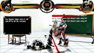 Skullgirls Tutorial Mode Lesson 5 Special and Blockbusters attacks [upl. by Epperson111]