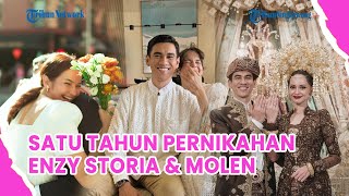 Peringati 1st Wedding Anniversary Enzy Storia Unggah Momen Manis Bareng Suami [upl. by Ecargyram471]