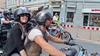 Great Harley european bike week 2024  big motorcycle parade [upl. by Neville]