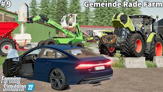 Magnificent Telehandler amp New Equipment Spreading Lime amp Manure│Gemeinde Rade│FS 22│Timelapse9 [upl. by Alysoun575]