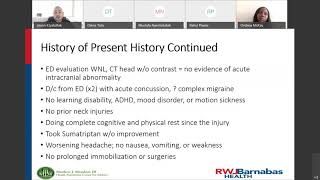 Sports Medicine Grand Rounds Concussion and Facial Hypoesthesia [upl. by Nnyletak292]