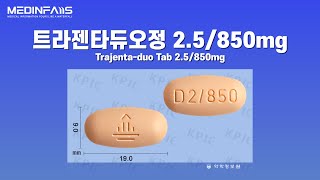 653501400 트라젠타듀오정25850mg [upl. by Sarilda863]