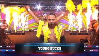 Young Bucks Special Entrance at ALL IN London [upl. by Kafka]