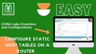 Configuring Static Host Table on a Router Lab  13 [upl. by Aleicarg]