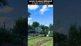 Making a DIY Sprinkler Irrigation System for Under Rs 100 🧑‍🌾 shorts farming [upl. by Thunell]