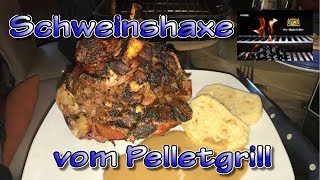 bayerische Schweinshaxe vom Traeger Pelletgrill bavarian quotOktoberfestquot pork knuckle 23 [upl. by Anahs]