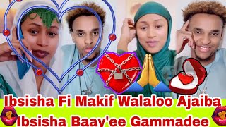 Ibsisha Fi Makif Walaloo Ajaiba Ibsisha Baayee Gammadee Nami Dhuguman Hagana Na Jalata Jedhe ❤️💞 [upl. by Moclam862]