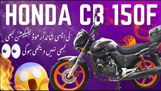 Honda CB 150F Model 2023 Touring Ready Modification  BIKE MATE PK [upl. by Ehgit948]