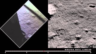 Apollo 11 Descent Film and LRO Imagery [upl. by Htrap]