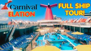 Carnival Elation Full Ship Tour [upl. by Gannie]