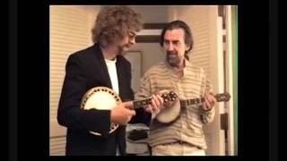 Jeff Lynne amp George Harrison play banjos [upl. by Ahtilat18]