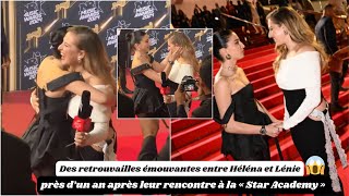 NRJ Music Awards 2024  Des retrouvailles émouvantes entre Héléna et Lénie [upl. by Barbaraanne978]