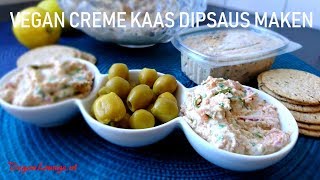 VEGAN CREME KAAS MAKEN IN 5 MINUTEN [upl. by Saraann909]