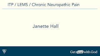 GRWG 08TestimonyJanette ITP LEMS Chronic pain [upl. by Alleunamme410]