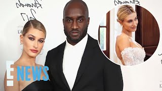 Hailey Bieber REVEALS BehindtheScenes Wedding Gown Photos With Justin Bieber  E News [upl. by Josias]