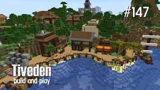 Minecraft Build amp Play  Tiveden 147  Dock Building [upl. by Ardnoik]