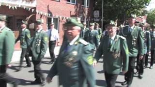 Schützenfest in Holdorf 2016 Montag Umzug [upl. by Nosnorb]