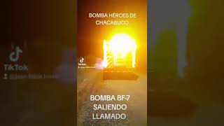 BOMBA HÉROES DE CHACABUCO BOMBA BF7 SALIENDO A LLAMADO [upl. by Septima]