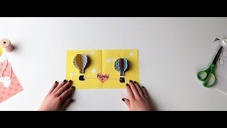 Réalise une carte en 3D pour la fête des mères   DIY [upl. by Llerrah]