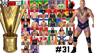 WWE 2k19 Universe Mode  Episode 31  WWE World Cup Round 1 [upl. by Ahseret]