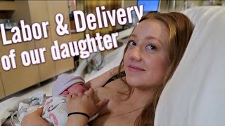 The Birth Of Our Daughter my hardest delivery yet [upl. by Shaffert]