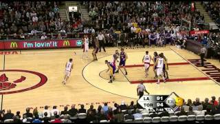 02 04 2009 Lakers vs Raptors 2nd Half Highlights [upl. by Suirada]