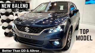 New Maruti Suzuki Baleno Alpha 2022  Better than Hyundai i20 amp Tata Altroz  Maruti Baleno TopModel [upl. by Nodab]