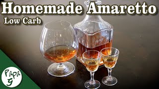 How To Make Amaretto – Homemade Amaretto – Low Carb Keto Recipe [upl. by Ert]