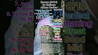 Encore By Eminem Album Review music hiphop rap eminem albumreview review ranked rapper [upl. by Etta]