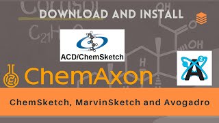 How to Download and Install ChemSketch MarvinSketch and Avogadro for Molecular Drawing [upl. by Evin]