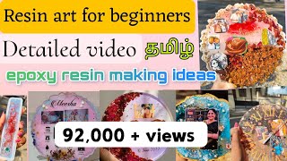 how to make epoxy resin artResin art gifts resin art business resin art for beginnersnankatrathu [upl. by Ziladnerb]