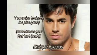 Enrique Iglesias  DUELE EL CORAZON lyrics [upl. by Sabas994]