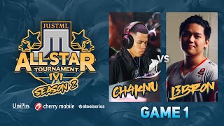 Just ML 1v1 Allstar Tournament 2 Ch4knu vs L3bron Game 1 BO3  Just ML Mobile Legends [upl. by Concordia962]