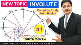 HOW TO DRAW INVOLUTE OF CIRCLE  ENGINEERING GRAPHICS AND DRAWING TIKLESACADEMYOFMATHS [upl. by Bullen38]