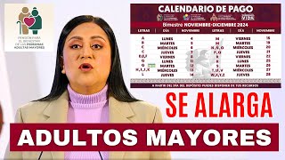 📢PAGO A RECIBIR AVISO PARA ADULTOS MAYORES 65 Y MAS🔔SE ALARGA EL CALENDARIO💥 [upl. by Emanuel]