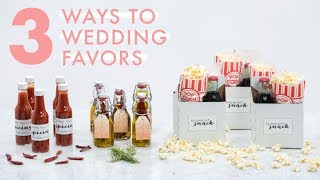 3 Easy DIY Wedding Favors  Makeful [upl. by Cally]