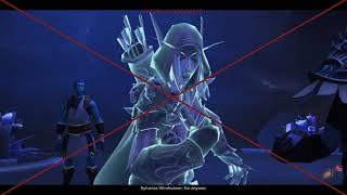 Sylvanas Arthas Memory Cutscene  Patch 92 [upl. by Alatea]