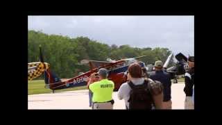 Avro Lancaster taking off at Virginia Beach airshow May 2013 [upl. by Syhr]