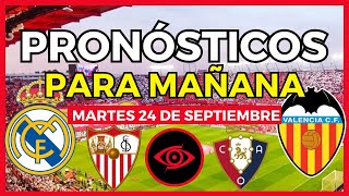 💥✅ PRONÓSTICOS DEPORTIVOS PARA MAÑANA  LA LIGA [upl. by Imer]