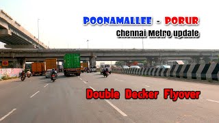 Poonamallee to Porur Metro Work Update 🚇  Chennai Metro work poonamalleemetro porurmetro [upl. by Tawsha]