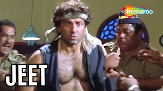 गंदे गट्टर की गन्दी पैदाइश  Jeet HD FULL MOVIE  Sunny Deol Karisma Kapoor Tabu Amrish Puri [upl. by Snej]