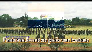 Vorentoe SuidAfrika Afrikaans Lyrics [upl. by Ardnayek]