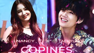 Taehyung and Nancy  Taency 💜  copines  aya nakamura EDITFMV [upl. by Tteragram500]